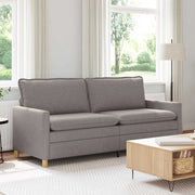 Divano Tortora 196 x 81 x 87,5 cm Tessuto