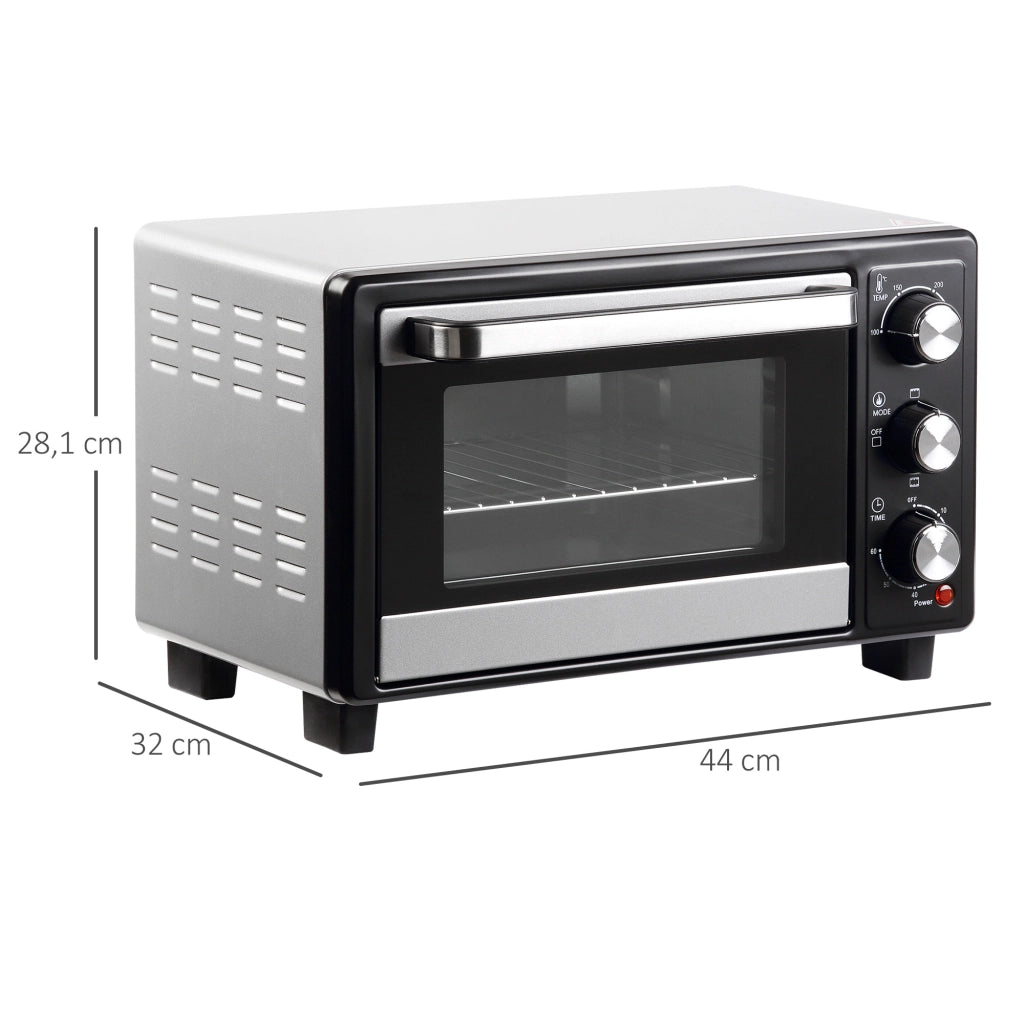 Forno portatile 16L 1400W ¨C zephmum ¨C 44x32x28,1 cm Argento
