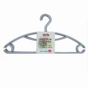 Trade Shop - Set 5pz Grucce Stampelle Appendiabiti In Plastica Grigia Vestiti Pantaloni 87684 -