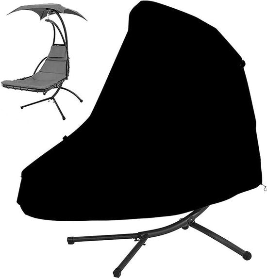 Copertura per Chaise Lounge Opknoping con Tela 410D Oxford - Cappotto Acquapliggevole per Sedile a Sospensione - Coperture per Mobili da Giardino per Veranda, Prato - Copertura per Parasole con Protezione Extra