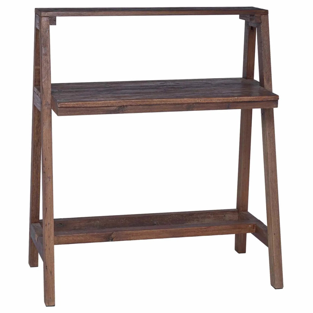 Scrivania Marrone 90 x 50 x 103 cm Legno Recuperato Massello