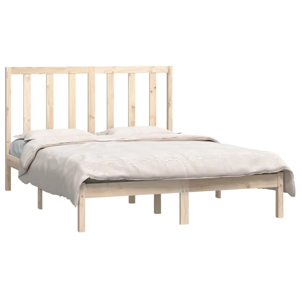 Giroletto senza Materasso 135x190 cm in Legno Massello di Pino 3106613