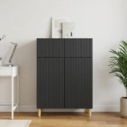 Credenza Nero 66 x 34,5 x 90 cm Legno ingegnerizzato 894636