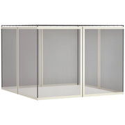 Moustiquaire per Gazebo Giardino ¨C zephmum ¨C 3x4 m Grigio
