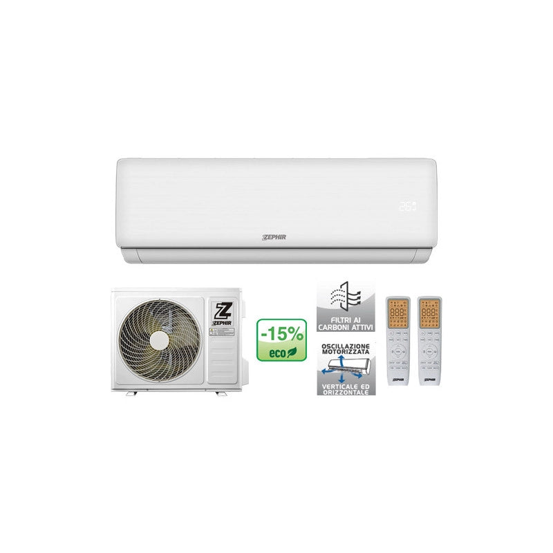 Climatizzatore portatile Zephir ZTQ 12000 BTU – Funzione caldo/freddo – Telecomando incluso