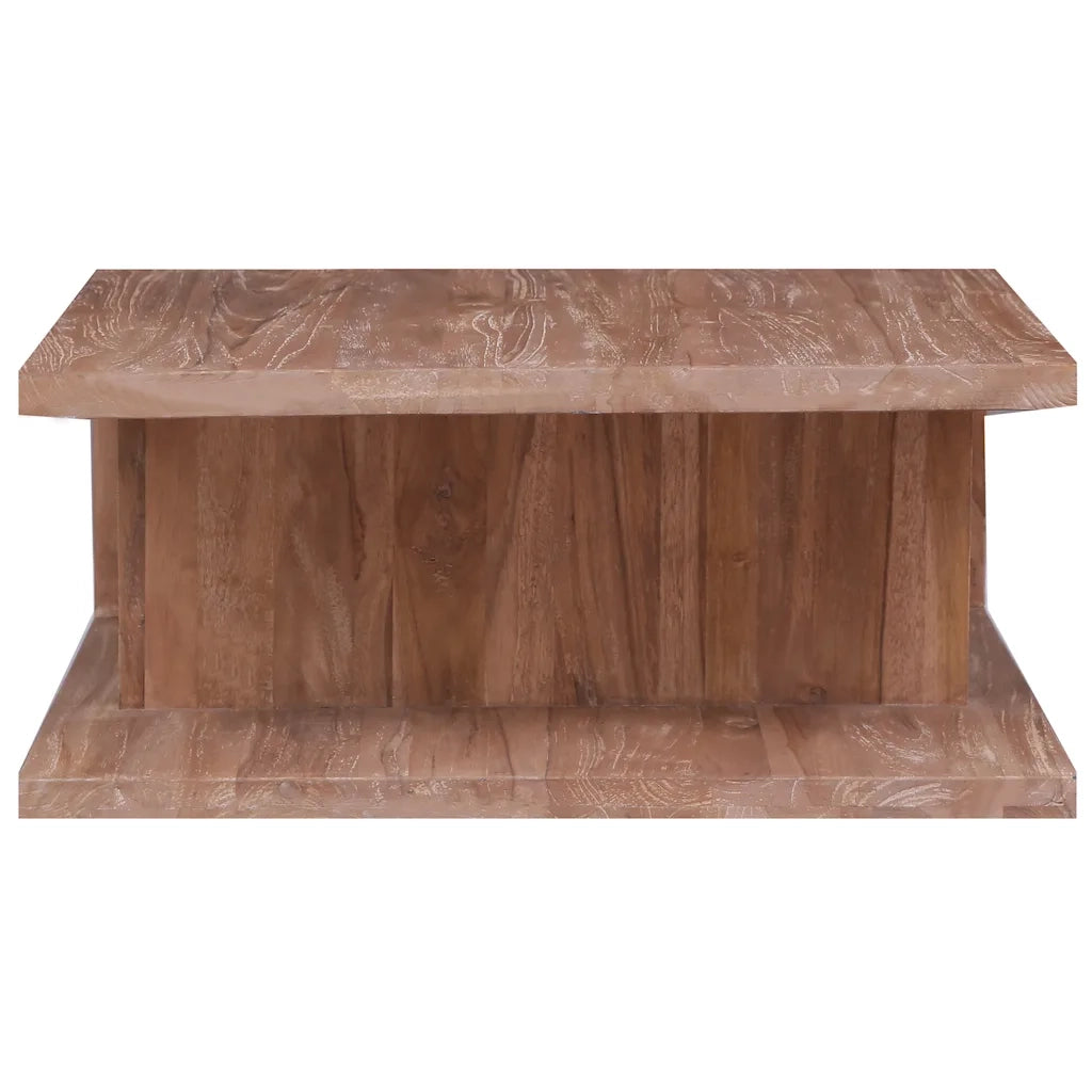 Tavolino da salotto | Tavolino da caff¨¨ | Tavolino da Soggiorno 70x70x30 cm in Legno Massello di Teak