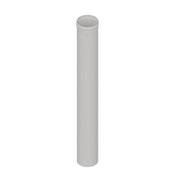 ELEMENTO DIRITTO IN ACCIAIO AISI 304L MT 0,50 PER CAPPE- Diam. 140 Bianco- DK- pezzi 1