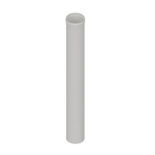 ELEMENTO DIRITTO IN ACCIAIO AISI 304L MT 0,50 PER CAPPE- Diam. 140 Bianco- DK- pezzi 1