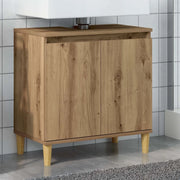 Mobile Lavabo Rovere Artigianale 58x33x60 cm Legno Multistrato 857115