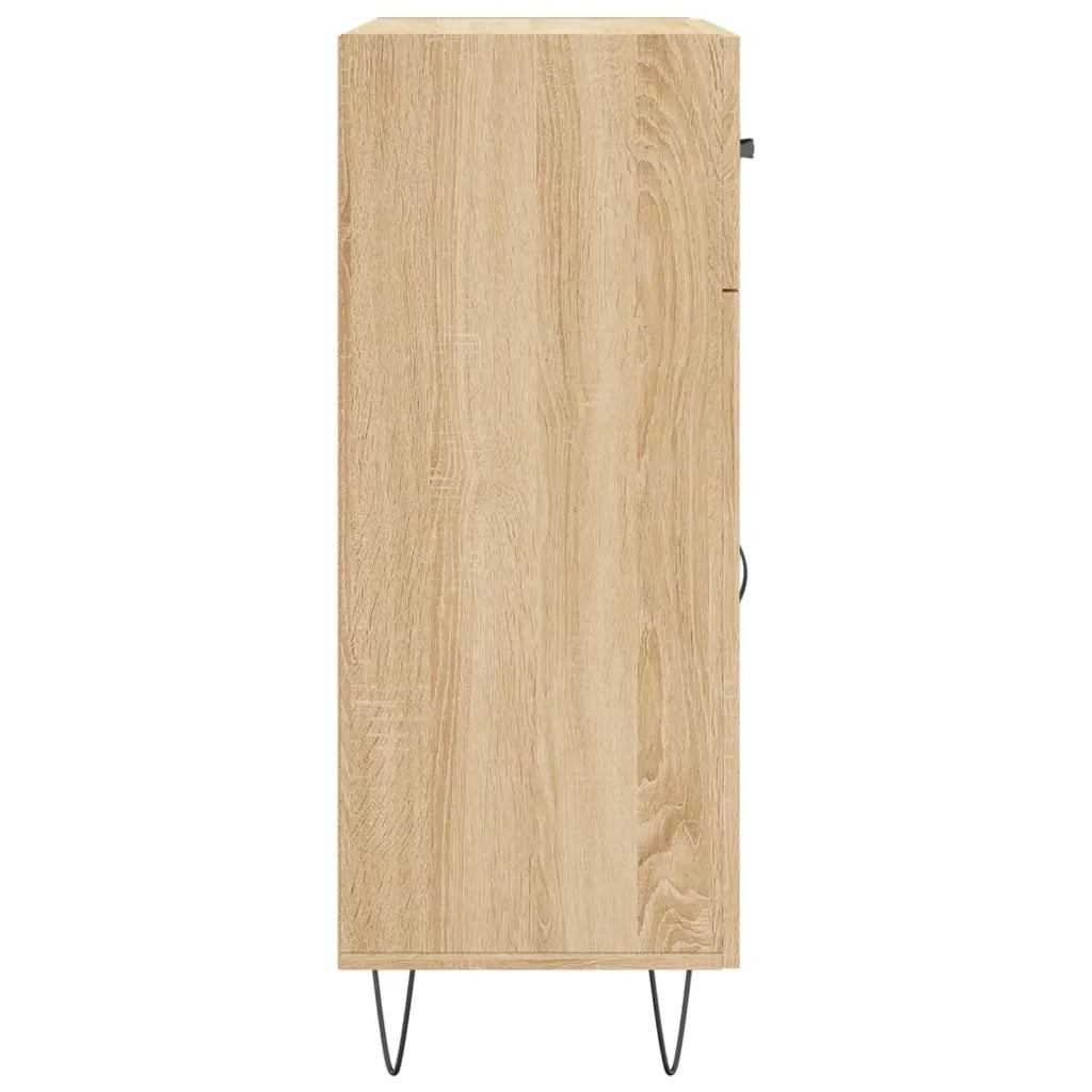 Credenza-Buffet-Armadio da cucina Rovere Sonoma 69,5x34x90 cm in Legno Multistrato 288269