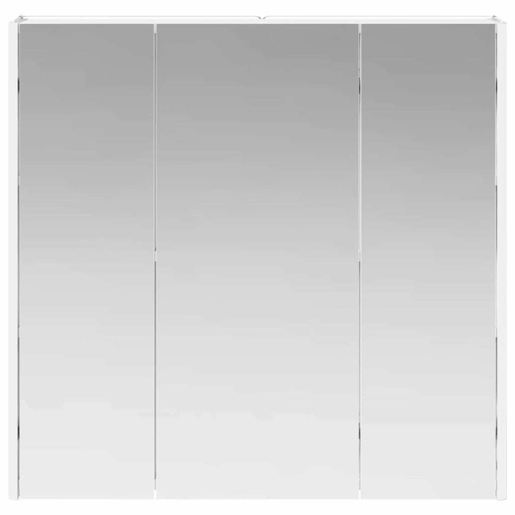 Mobiletto per specchio da bagno Bianco 73.5 x 15.5 x 70 cm