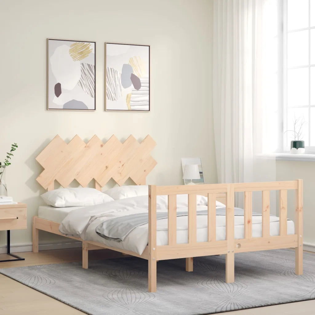 Giroletto senza Materasso-Struttura Letto 120x200 cm in Legno Massello di Pino 219133