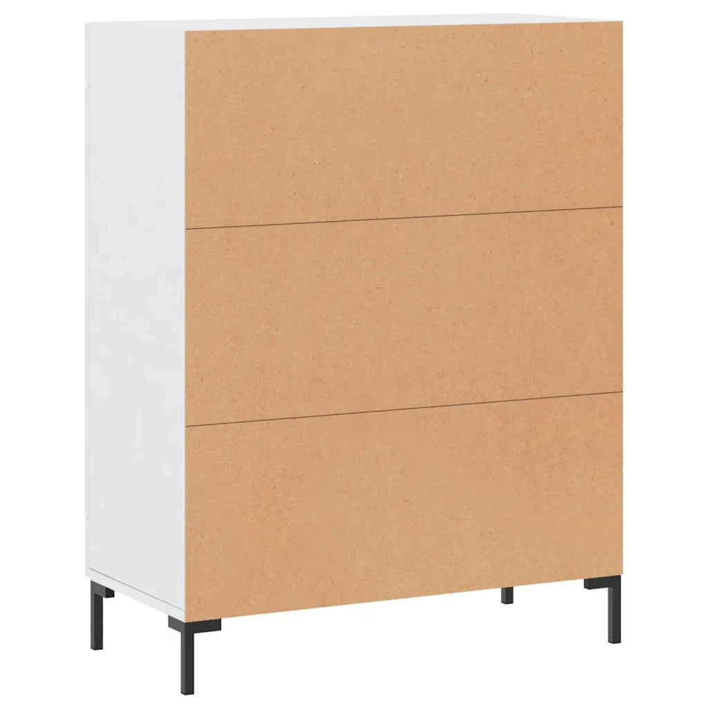Credenza | Madia | Buffet da pranzo | Armadio da pranzo Bianca 69,5x34x90 cm in Legno Multistrato