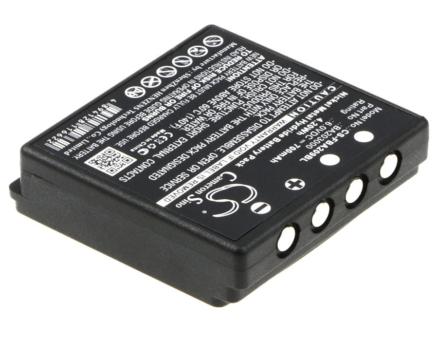 BATTERIA COMPATIBILE HBC FBA209BL NiMH 6V 700 mAh