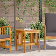Tavolo Laterale da Giardino  Marrone 45x45x50 cm in Legno Massello di Acacia