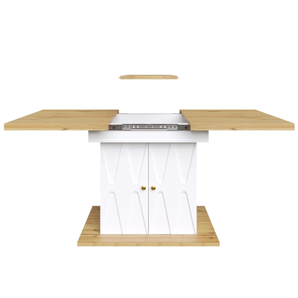 Tavolo da Pranzo Allungabile con Furnitura in Legno ¨C MINIMAL ¨C 110(140)x70x76.5 cm