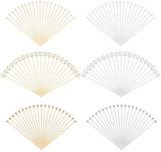 Fai da Te - Punte per Gioielli 300 pezzi - Punte a Testa Piana - Spille per Orecchio - Spille per Bracciale - Acciaio Inossidabile - per Orecchini/Bracciali Fai da Te