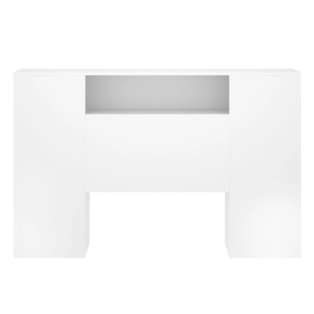 Bonner, Testiera Letto Vani Libreria, 23x157 cm Bianco