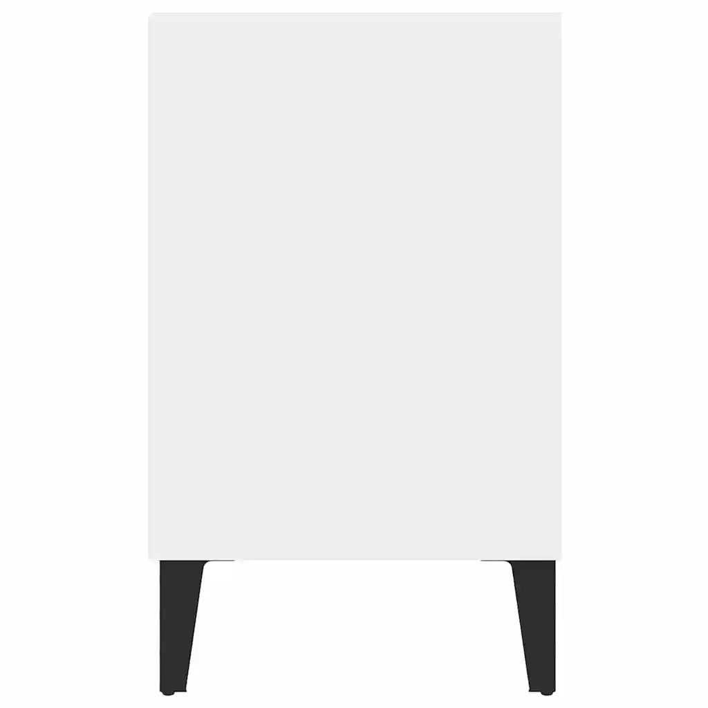 Mobile TV con Gambe in Metallo Bianco 103,5x30x50 cm cod mxl 33997