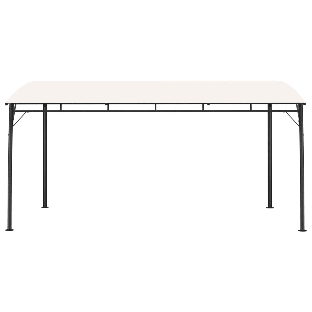 Tenda Parasole da Giardino 4x3x2,55 m Crema
