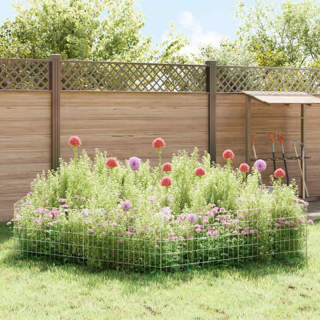 Recinzione da Giardino con Picchetti 24 pcs 75 x 50 cm Mesh 42042971