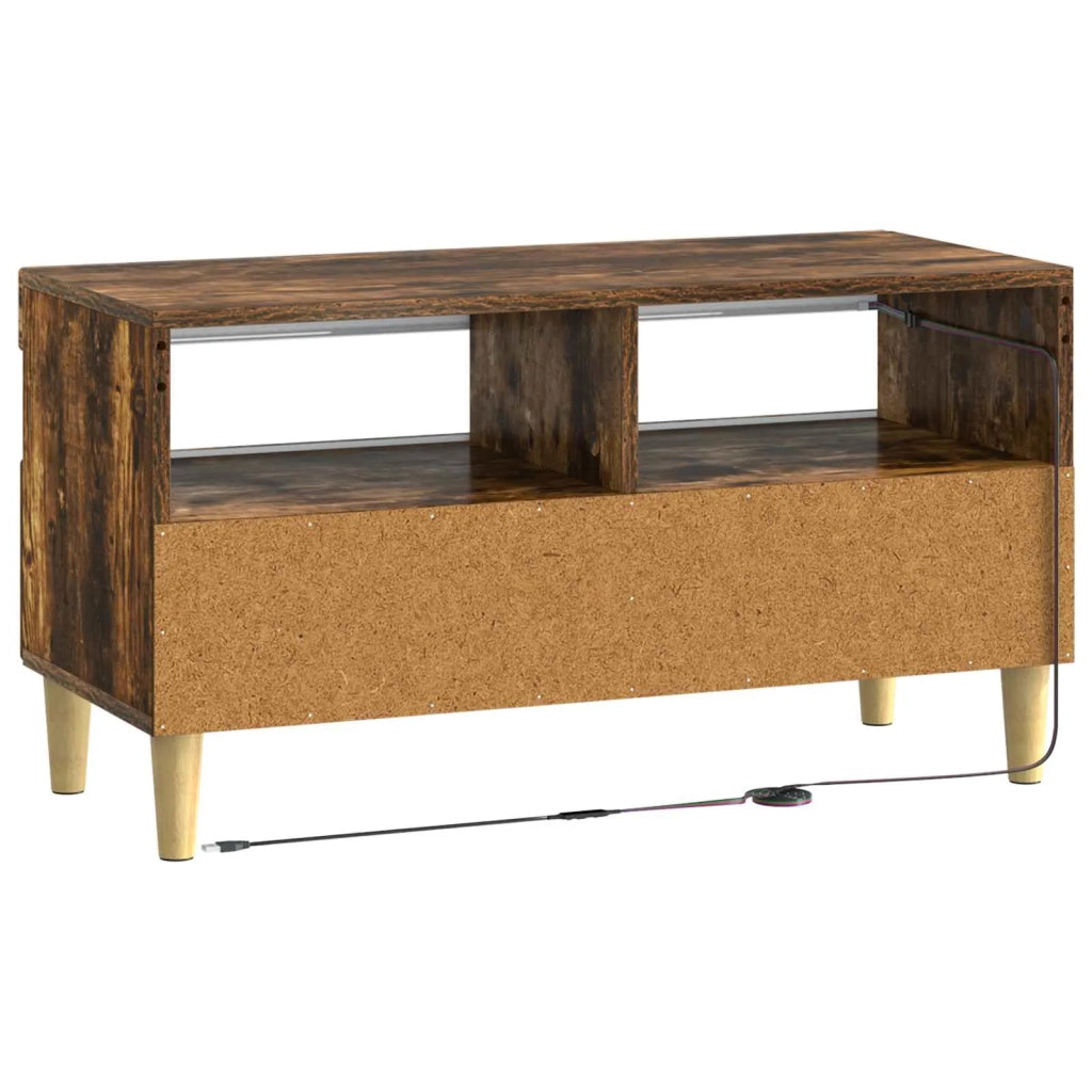 Mobile TV LED Rovere Fumo Legno ingegnerizzato 896780