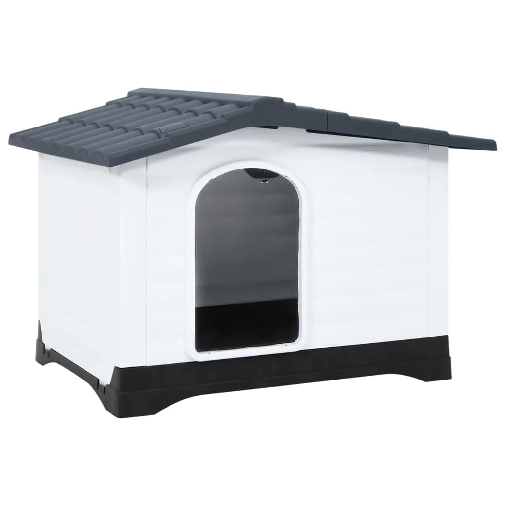 Cuccia per cani 90,5 x 68 x 66 cm Polipropilene grigio 02_0043461