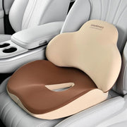 Sostegno ergonomico per schiena e lombaro per auto e sedia da ufficio, schiuma di memoria per una ottima sostenzione e comfort per la schiena