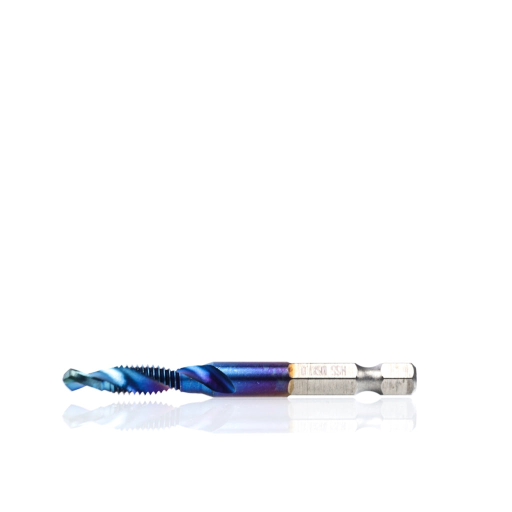 Set di Punte Maschiatrici M3-M8 – Acciaio HSS di Alta Qualità | 6 Pezzi, Attacco 1/4" | Per Metallo, Legno, Plastica