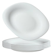 Set di 6 piatti da dessert KADAX da 21,5 cm, bianchi.