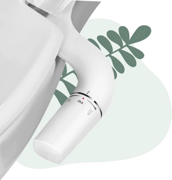 Bidet Opzetstuk Ultra Sottile - Doppio Fusto - Bidet per WC - Doccia per Bagno - Doccia per Glutei - Taharet