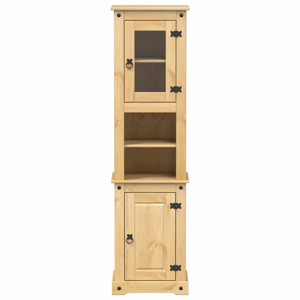 Mobile da Bagno Corona 50x40x185 cm in Legno Massello di Pino