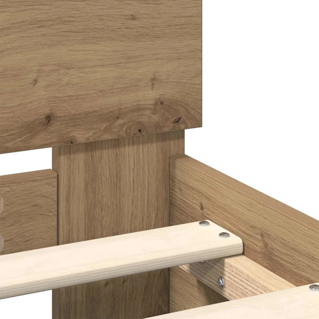 Struttura del letto Rovere artigianale 98.5 x 200 cm