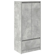 Mobile contenitore multiuso con cassetto 55,5 x 34 x 119,5 cm legno composito grigio cemento 02_0051711