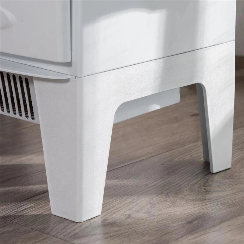 CAMINO ELETTRICO DA TERRA CON EFFETTO FIAMMA  39X26X54.8CM COLORE BIANCO