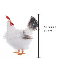 Gallo Decorativo H 30 cm