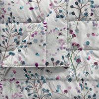 Trapuntino Estivo Singolo in Microfibra 100 gr con Stampa Flor Basic