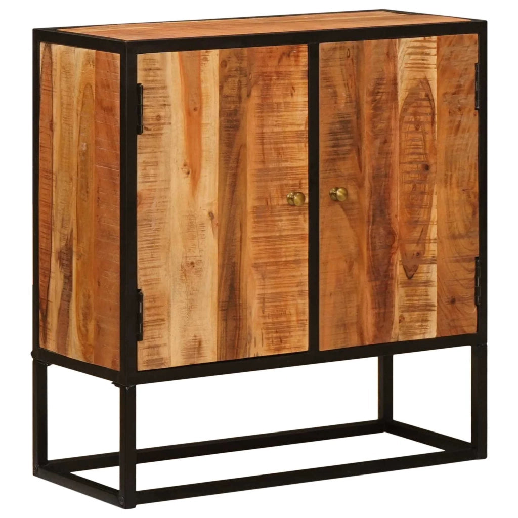 Credenza Beta Naturale 70 x 30 x 75 cm Legno di Acacia Massello 4104613