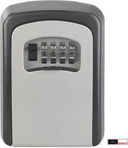Safel per Esterno - Cassetto Chiavi con Codice - Per interni ed esterni - Safellettrice con Chiusura Numerica - Safel per uso in Ospedali e in Costruzioni - Impermeabile - Grigio