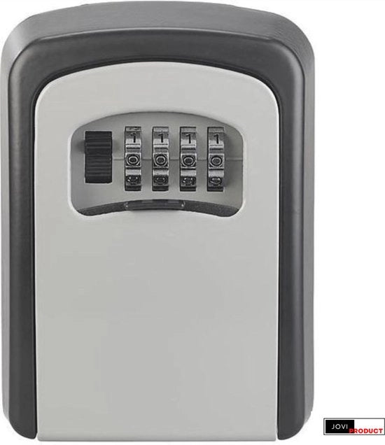 Safel per Esterno - Cassetto Chiavi con Codice - Per interni ed esterni - Safellettrice con Chiusura Numerica - Safel per uso in Ospedali e in Costruzioni - Impermeabile - Grigio