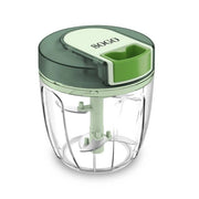 Tritatutto manuale da cucina con cordino, 5 lame acciaio inox 420, capacità 900ml, lavabile lavastoviglie - SOGO