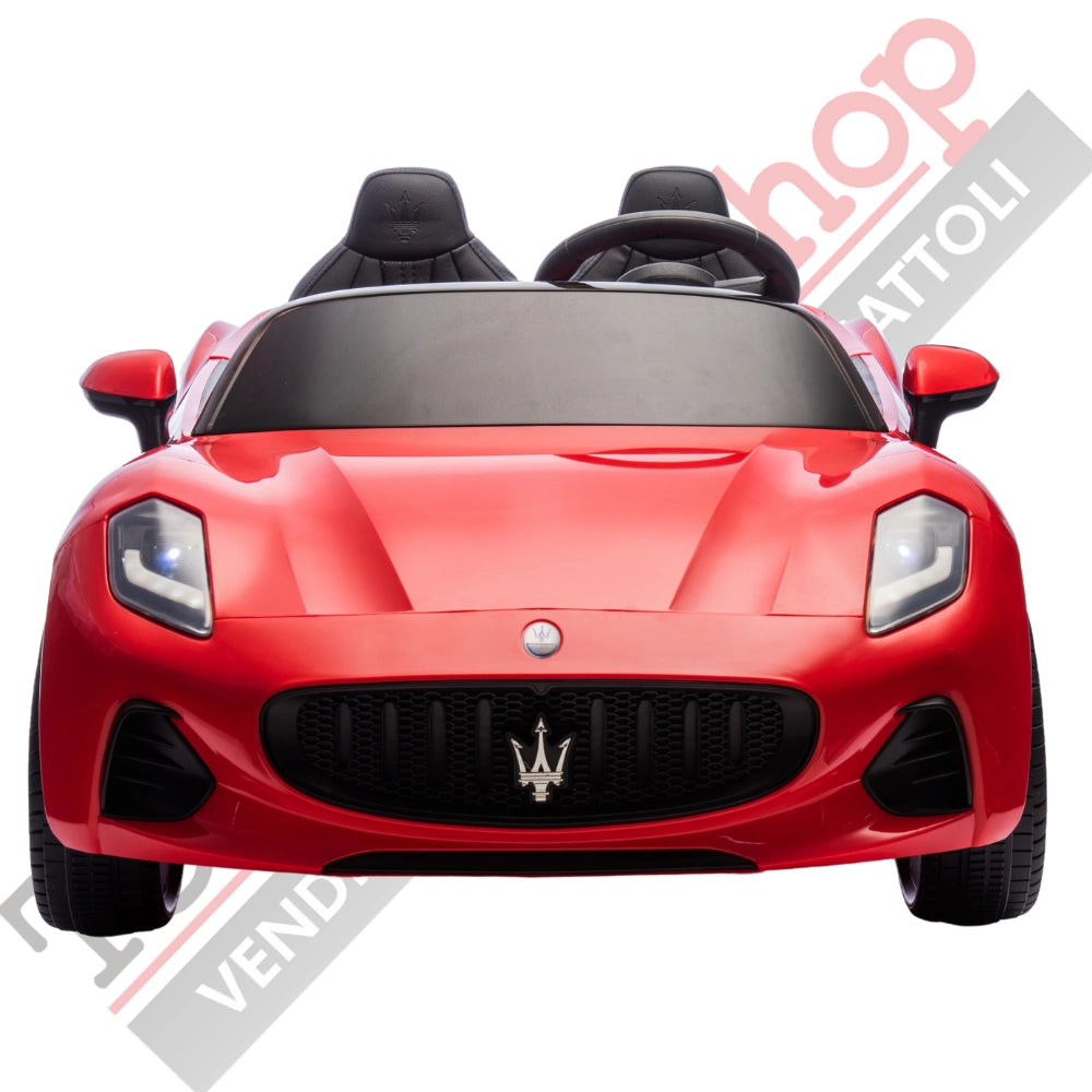 Auto Elettrica Per Bambini Maserati Folgore 12V-Rosso