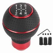 Manopola di Cambio - Cambiavaluta - Stile e comodo - Rosso - Accessori di Cambio - Adatto per la maggior parte delle vettori a cambio manuale...