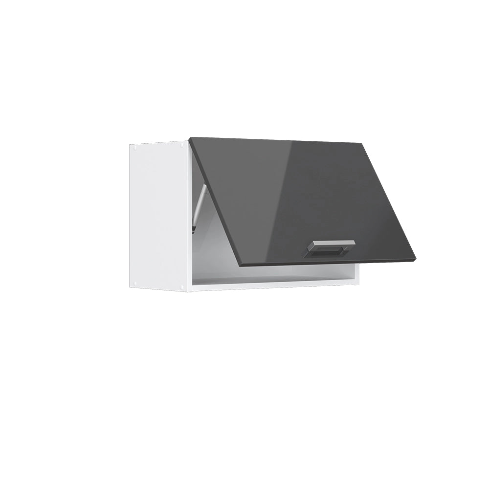 Vicco Pensile universale Antracite lucido 60 cm con porta a ribalta