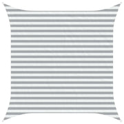 Vela Parasole | Telo Ombra | Vela da ombra solare Grigio chiaro e bianco 3 x 3 m