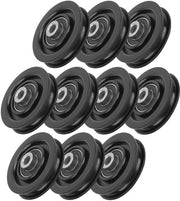 Accessorio fitness con cavo - 10 pezzi - Nylon di alta qualità - Resistente agli urti - Imbottito - Adatto per macchine a cavo
