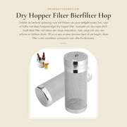 Filtro a Sostegno per Bicchieri 300 Micron - Setaccio in Acciaio Inossidabile - Duraturo e Sicuro - Per Birra/Vino/Caffè - Resistente a Temperature Elevate - Filtro per Bicchieri