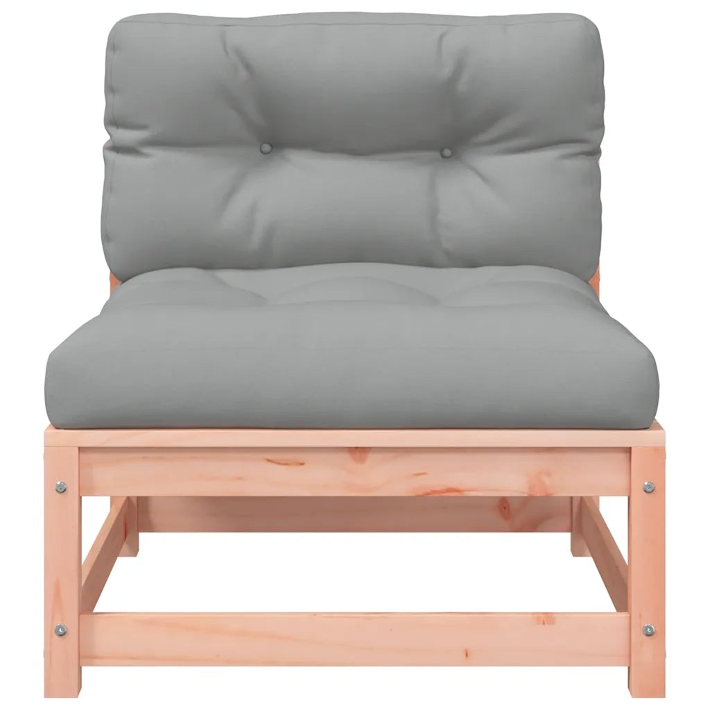 Divani Giardino Senza Braccioli con Cuscini 2 pz Legno Douglas 838091