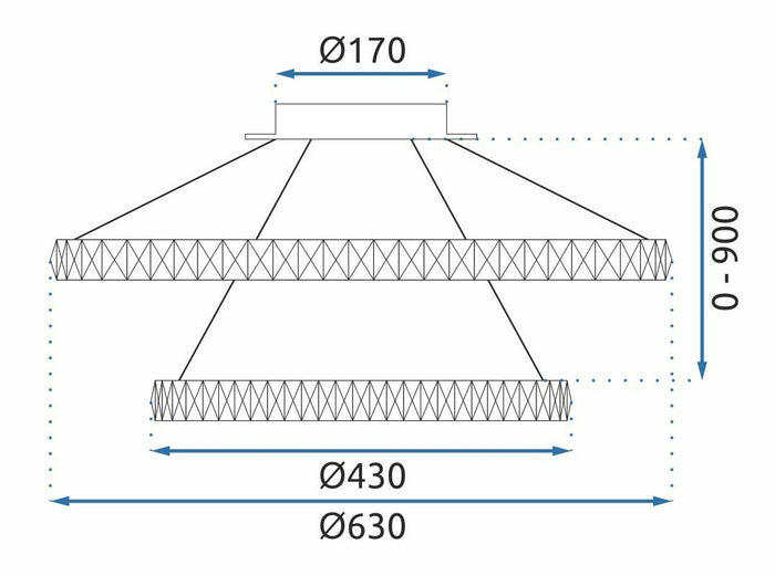 Lampada Led G044-2cp Chrome