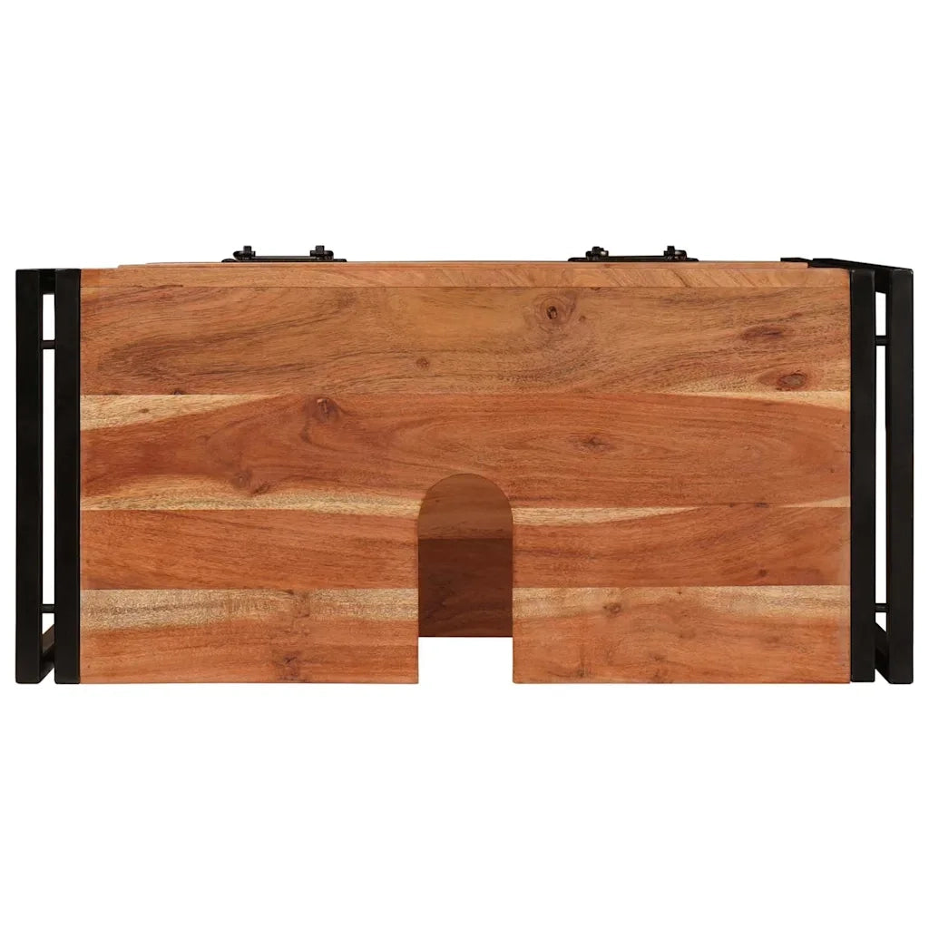 vidaXL Mobile sottolavabo Legno massello di acacia e ferro